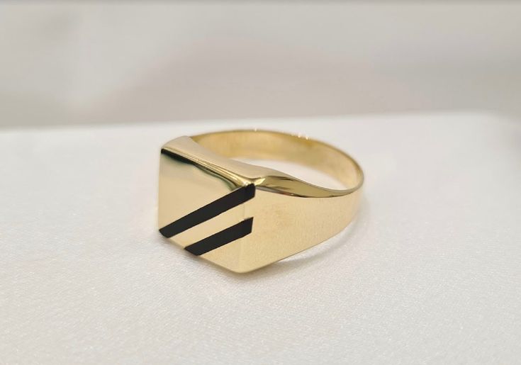 Bague en Cuivre Simple avec 2 Lignes – Élégance & Simplicité ✨💍