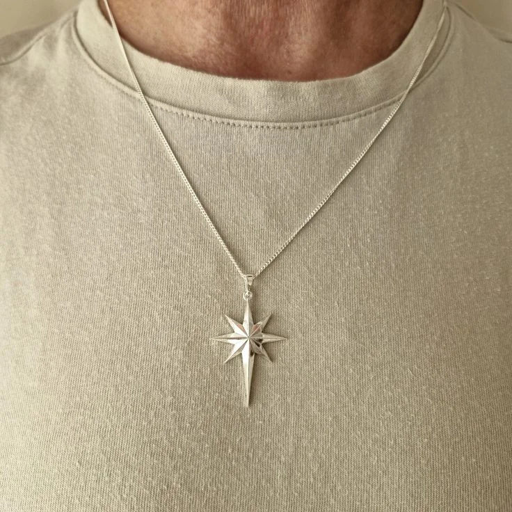 Collier Homme en Argent – Élégance Intemporelle