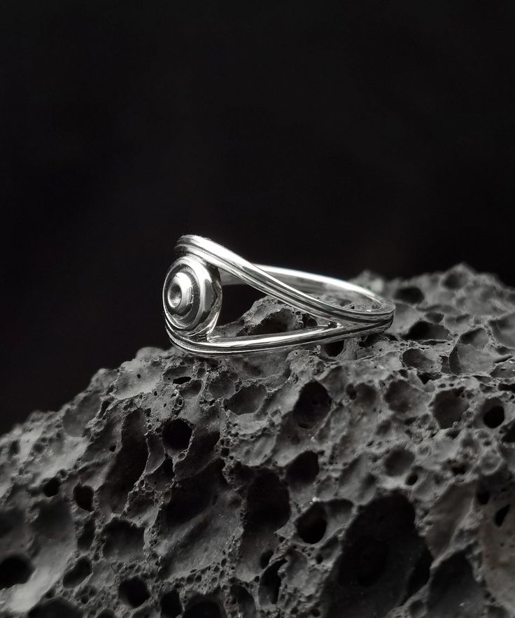 Bague en Argent 925 avec Design Œil – Protection et Élégance