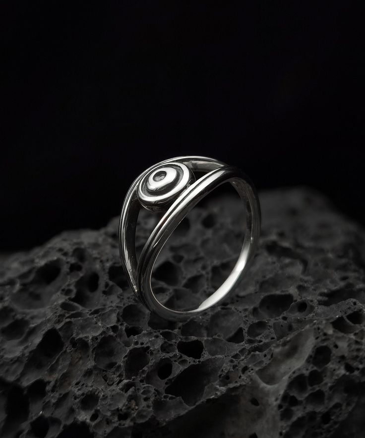 Bague en Argent 925 avec Design Œil – Protection et Élégance