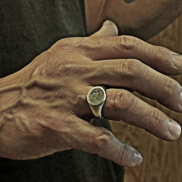 Bague Capricorne en Argent 925 et Cuivre pour Homme – Élégance et Force Astrologique