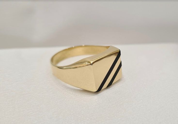 Bague en Cuivre Simple avec 2 Lignes – Élégance & Simplicité ✨💍