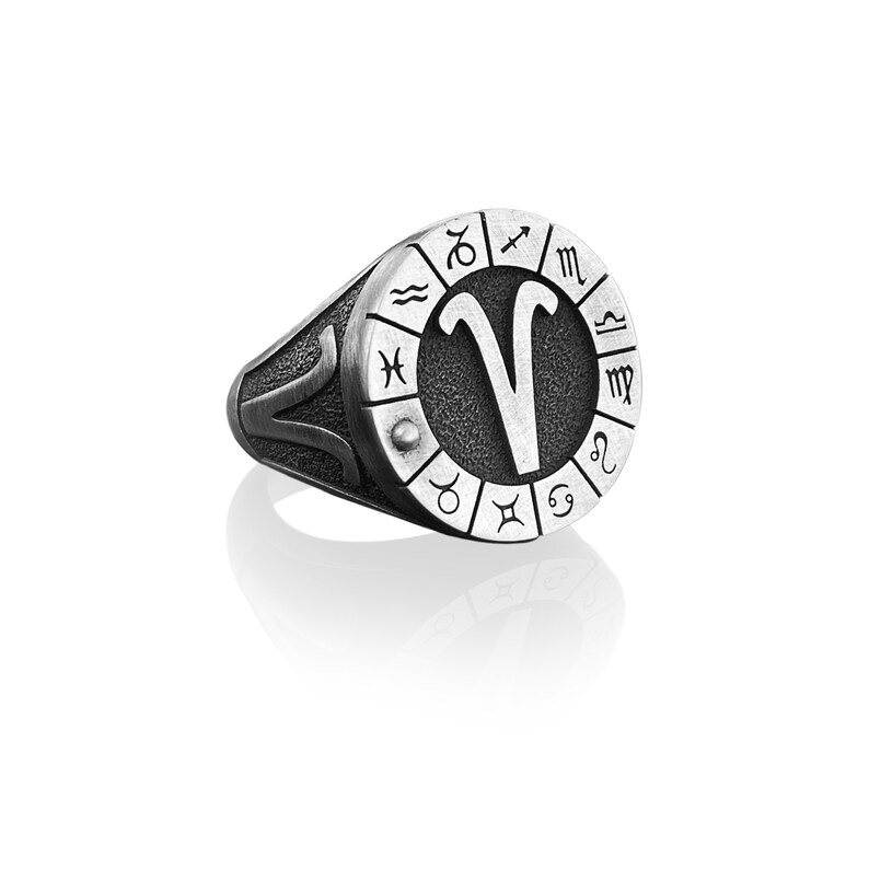 Chevalière Zodiaque Bélier pour Homme – Bague