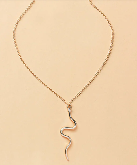 Collier Serpent en Cuivre pour Femme – Élégance et Mystère