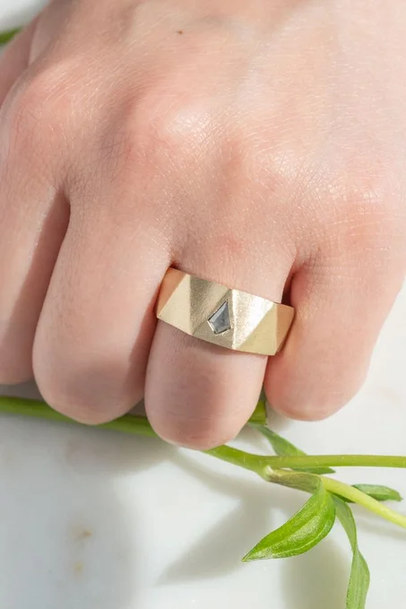 Bague Homme en Cuivre avec Pierre – Élégance et Caractère