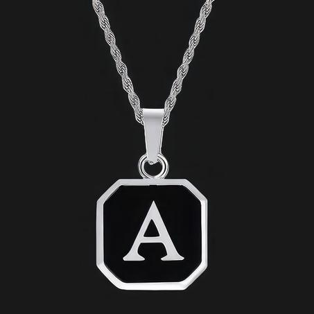 Chaîne en Argent 925 avec Pendentif Lettre Personnalisée – Élégance et Signification