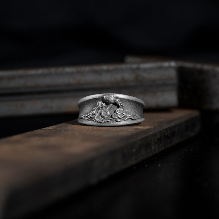Bague Verseau en Argent 925 – Élégance et Symbolisme Astrologique