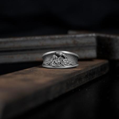 Bague Verseau en Argent 925 – Élégance et Symbolisme Astrologique
