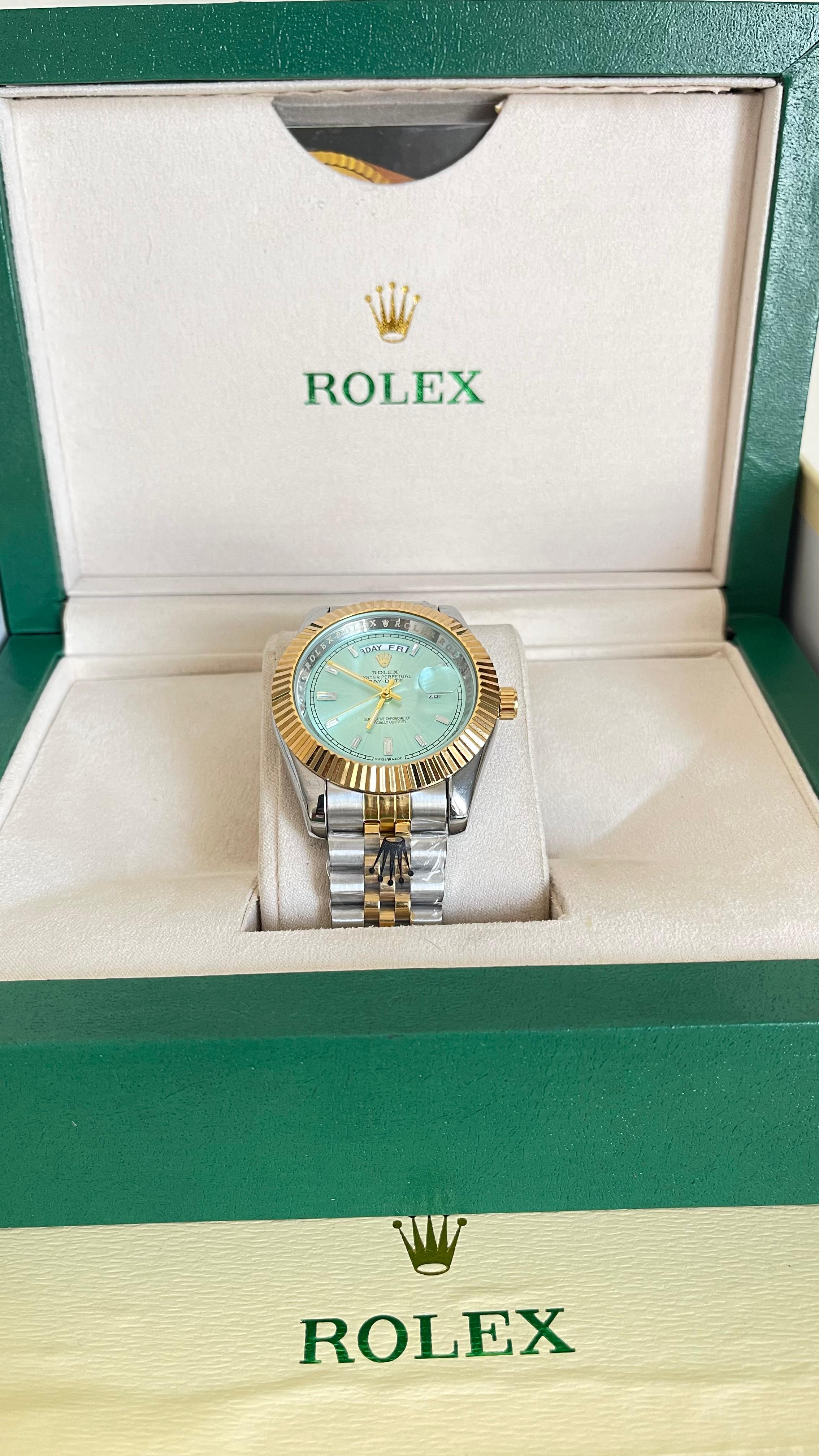 ⌚ Rolex Day-Date Menthe – L'expression rare du prestige