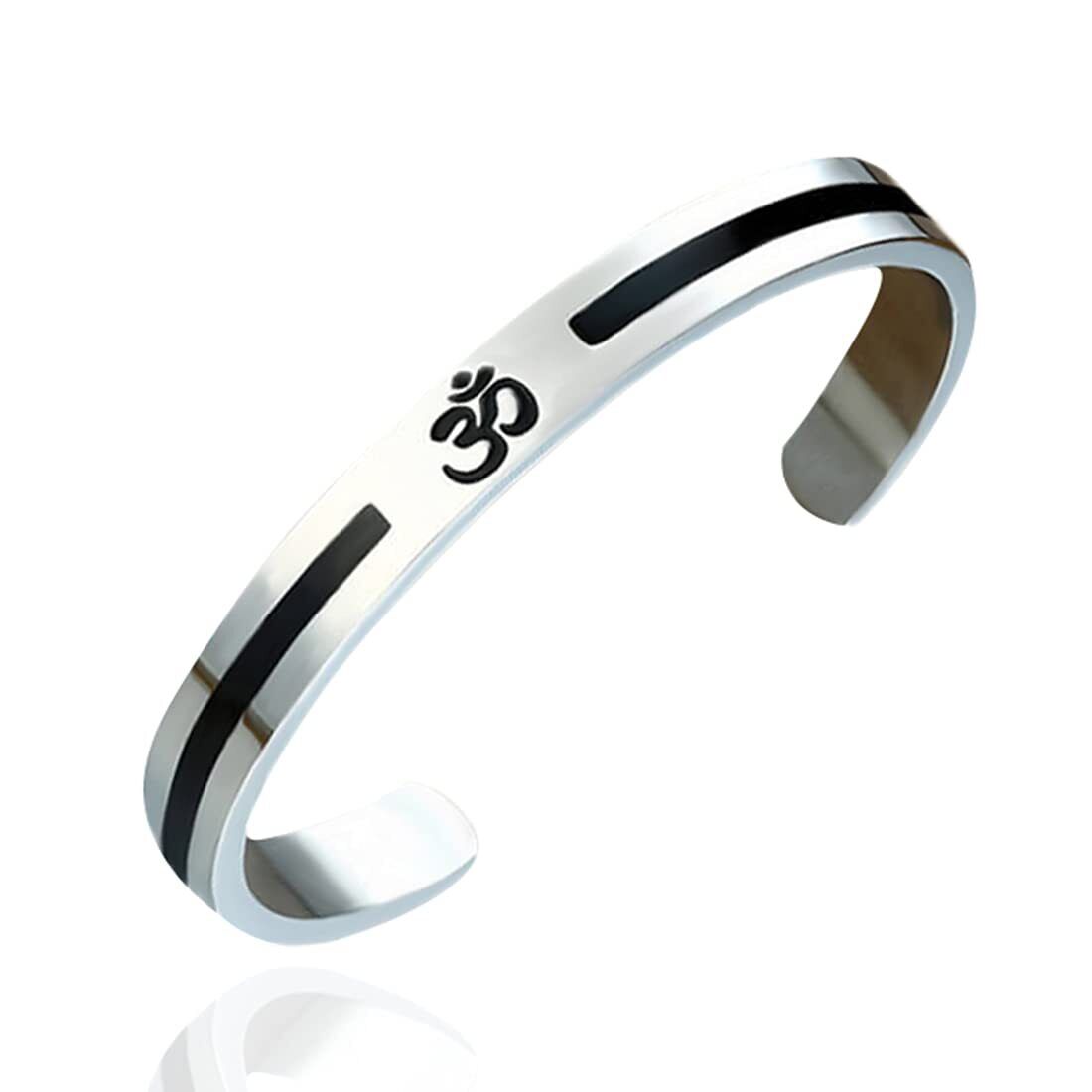 Bracelet Om (Aum) en Argent 925 – Énergie & Élégance