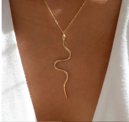 Collier Serpent en Cuivre pour Femme – Élégance et Mystère