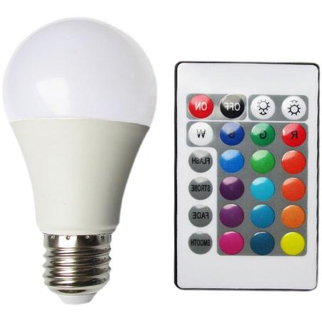 Lampe de contrôle intelligente E27 Pack de deux ampoules et télécommandes