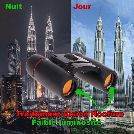 Jumelles de poche 30x60 compactes et puissantes