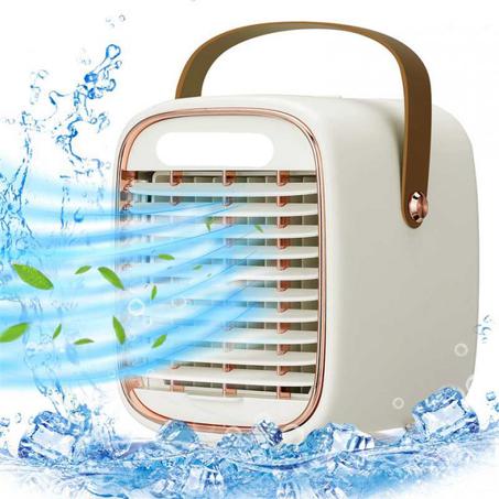 Refroidisseur d'air portable et rechargeable.