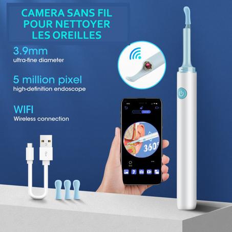 NETTOYEUR D'OREILLE AVEC CAMERA CI