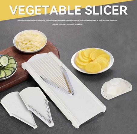 قطاعة خضروات يدوية صنع الماني متعددة الاستخدامات- أداة المطبخ الأساسية