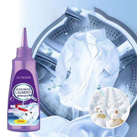 Détachant pour le linge à base d'enzymes actives