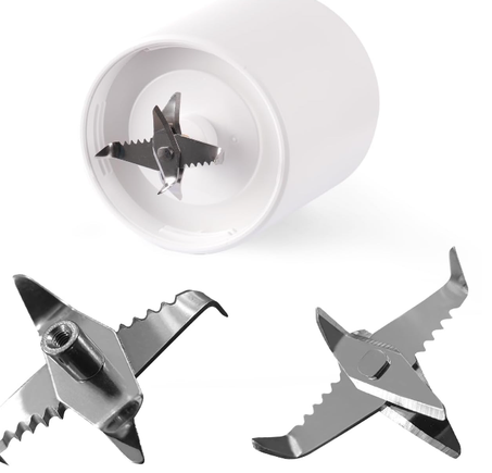 خلاط محمول بسعة 500 مل للمخفوقات والسموذي خلاط قابل لإعادة الشحن بمنفذ USB مع حبل محمول خلاط بحجم مناسب للاستخدام الشخصي بشفرات ستانلس ستيل 304، كوب عصر خالٍ من مادة الـ BPA مع غطاء بماصة (أب