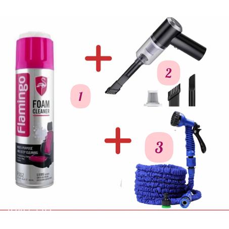 طقم تنظيف السيارة