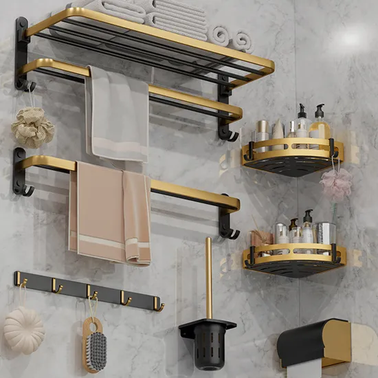 مجموعة ملحقات الحمام من الفولاذ المقاوم للصدأ الحديثة: أنيقة، متينة، وعملية