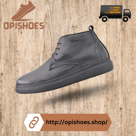 Chaussures mini Bottine cuir noir – YR20