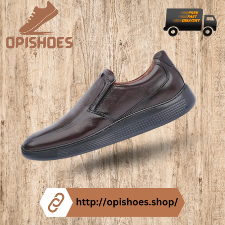 Chaussure médicale marron en cuir EVA Ultra-légère – YR100