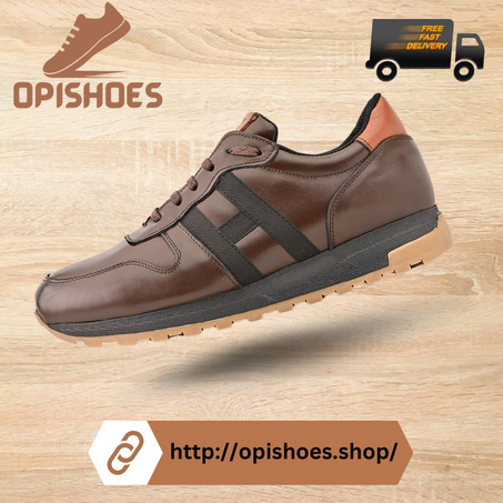 Espadrilles en cuir – YR66 Marron