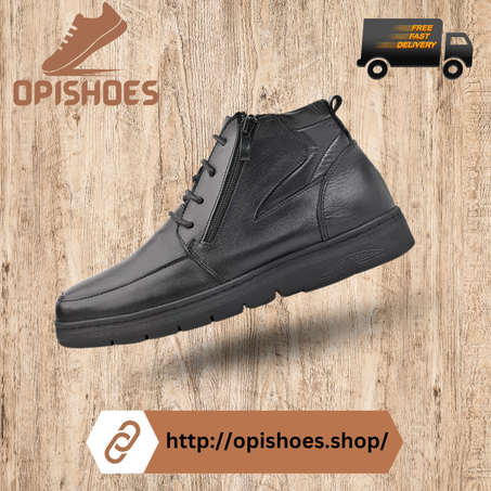 Mini Bottine Cuir Noir – YR76