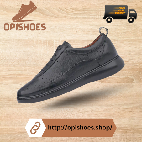 Espadrilles homme en cuir noir – YR110