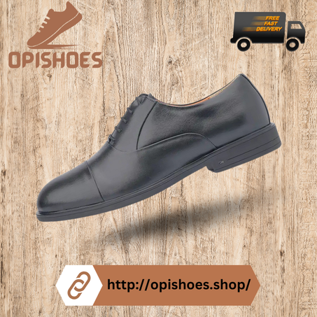 Chaussure classe homme en cuir noir – YR105