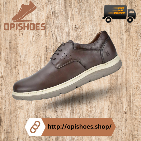 Chaussures Médicales Pour Homme Coleur Marron – YR127