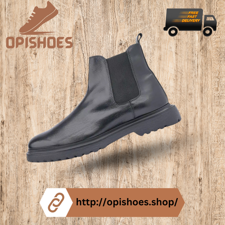 Boots homme cuir noir haut gamme – YR137