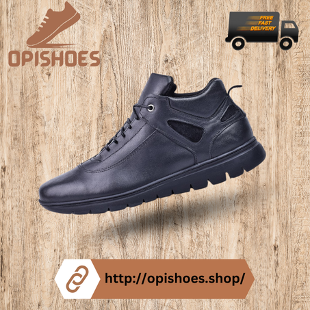 Chaussures cuir noir de ville – YR32