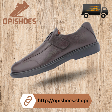 Chaussure de ville homme en cuir medical marron – YR103