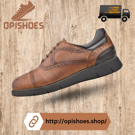 Chaussures De ville en cuir gold – YR59