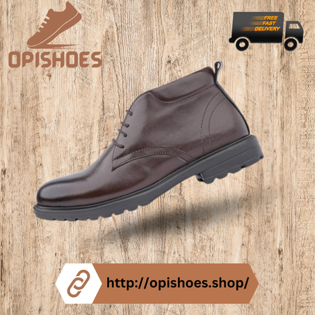 Boots Homme en cuir marron – YR109