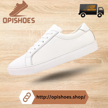 Basket simple En Cuir Blanc – YR67