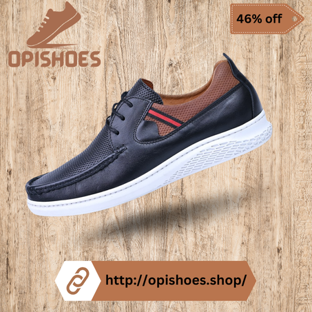 Basket mocassin en cuir – YR38 – Noir