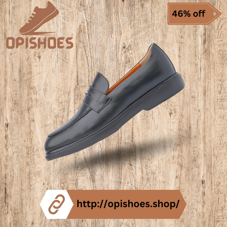 Chaussure de ville homme en cuir medical noir – YR104