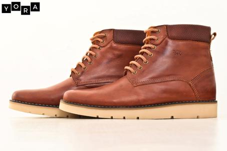 Bottine en cuir taba 110