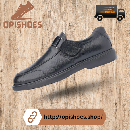 Chaussure de ville homme en cuir medical noir – YR103