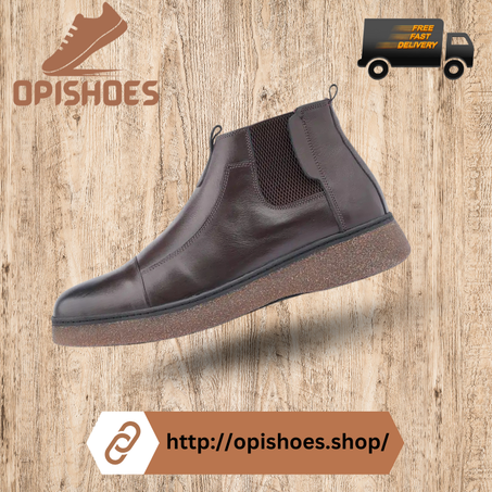 Bottine homme cuir marron  – YR115