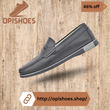 Mocassin homme en cuir Noir – YR75