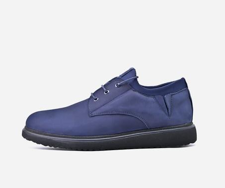 Chaussures en daim bleu – YR71