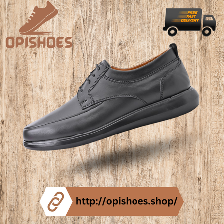 Chaussures Ultra confort en Cuir Noir – YR68