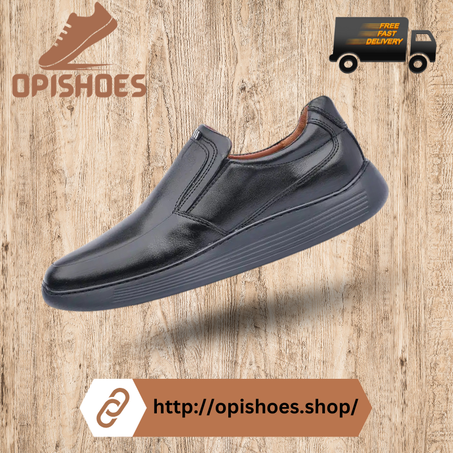 Chaussure médicale noir en cuir EVA Ultra-légère – YR100