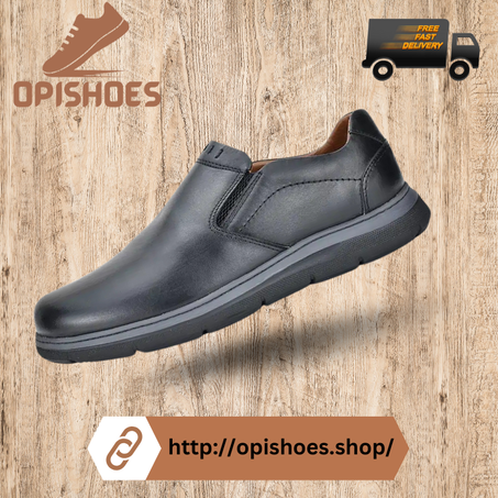 Chaussures Médicales Pour Homme Color Noir – YR128