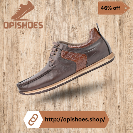 Mocassins hommes en cuir Marron – YR51