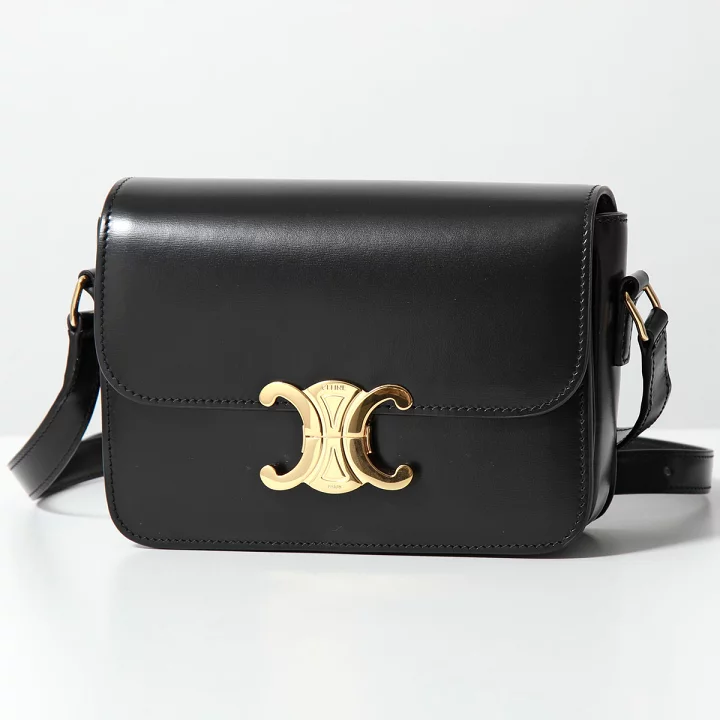 Sac à bandoulière Triomphe moyen noir