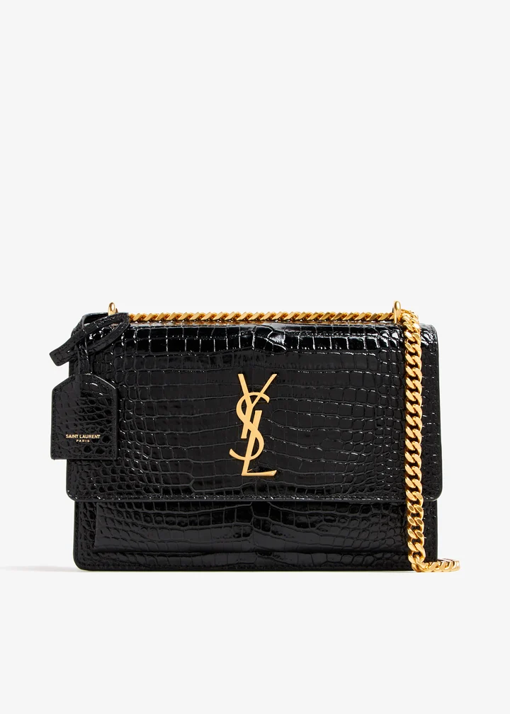 Saint Laurent sac porté épaule Sunset